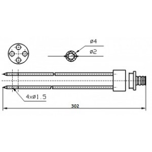 Garos 4xL302 Injector Needles